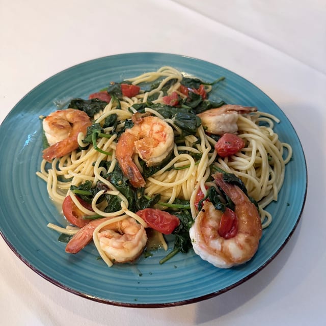 Spaghetti Gamberetti.