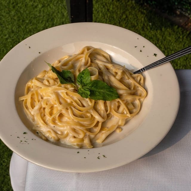 Fettuccine Alfredo.