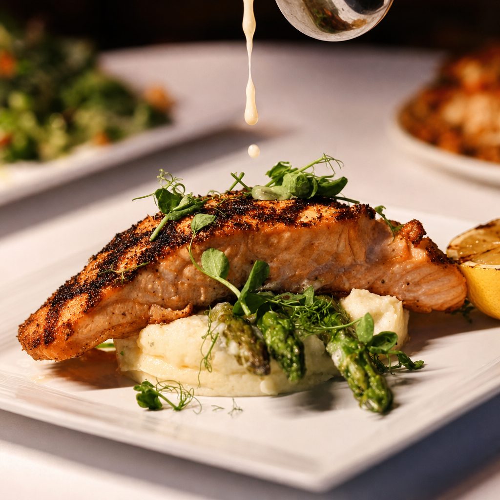 Salmon Alla Roma.
