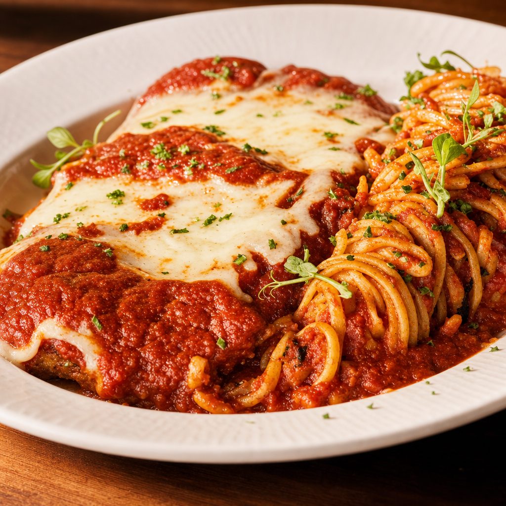 Pollo Alla Parmigiana For 2.