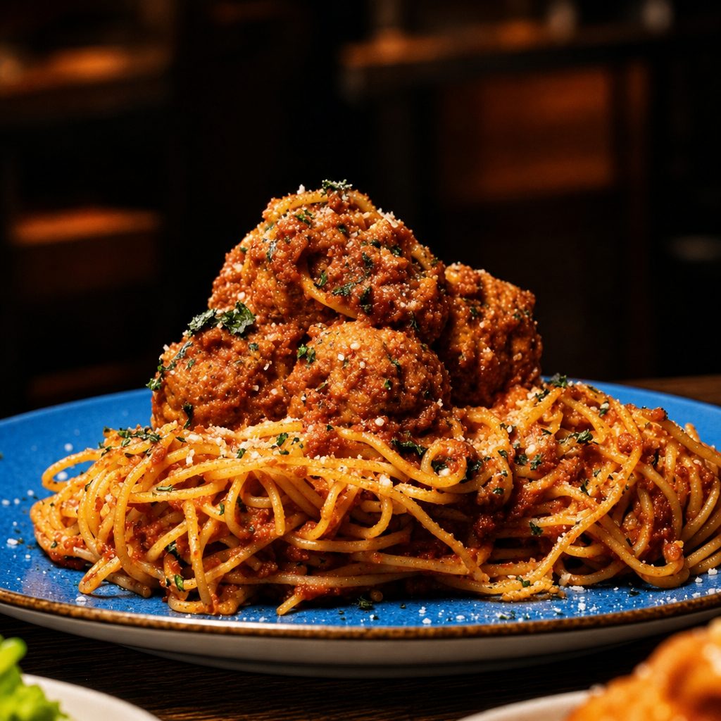 Spaghetti Bolognese Meatballs.